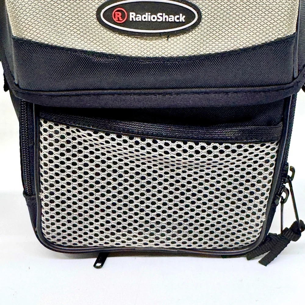 Vintage RadioShack Shoulder Bag Y2K Electronics Camera‎ Case Mesh Pocket